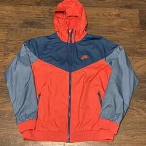 Nike Air Windrunner Windbreaker Jacket Navy Blue/Red – Men’s L